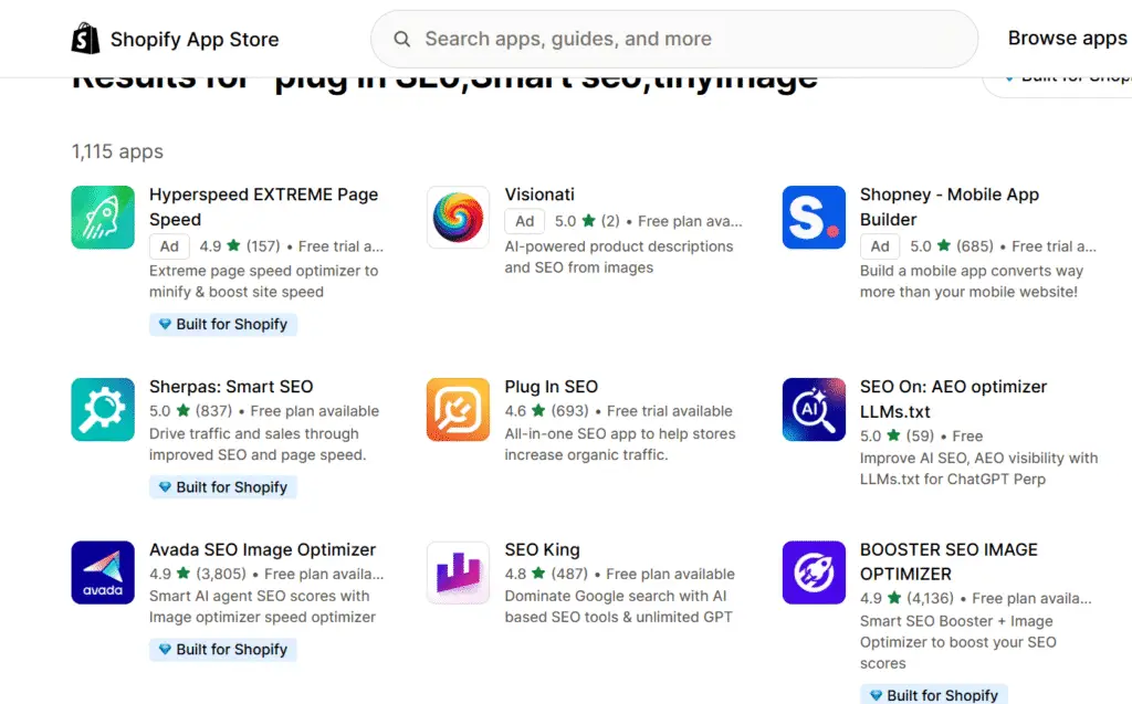 Best Shopify SEO tools and apps Best Shopify SEO tools and apps in 2025