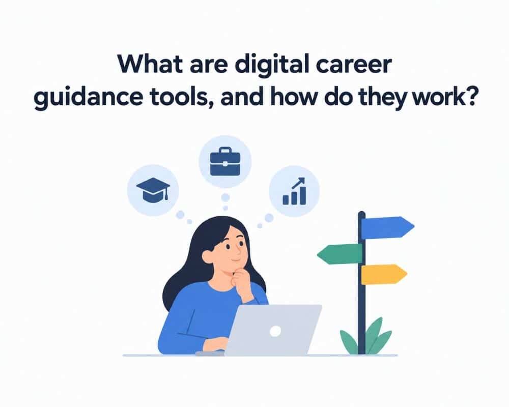  Digital career guidance tools provide online resources and assessments to help users explore career options and make informed decisions.

