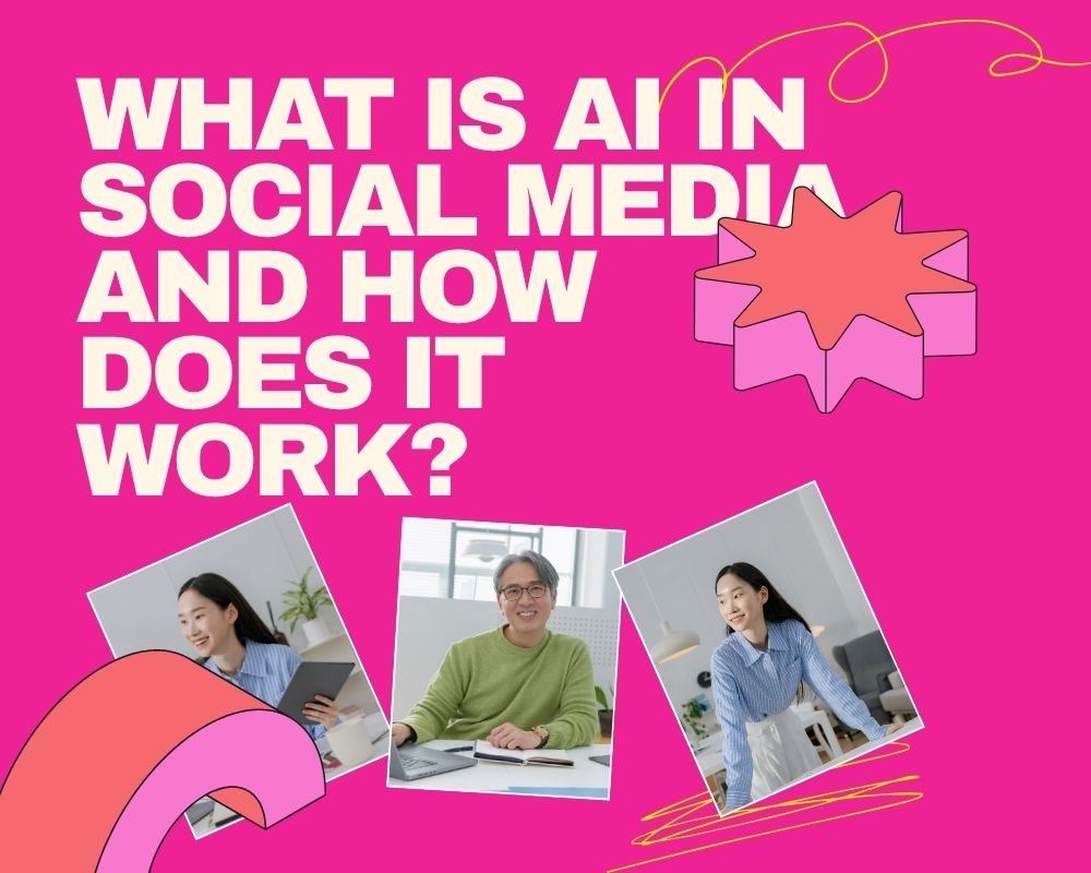 AI in social media Diagram illustrating AI's role in social media, showcasing algorithms, user engagement, and content personalization.